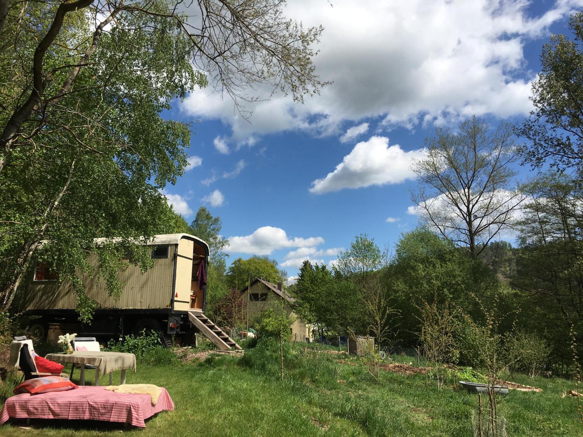 Kuscheliger Zirkuswagen Im Wildgarten Witzenhausen Extérieur photo