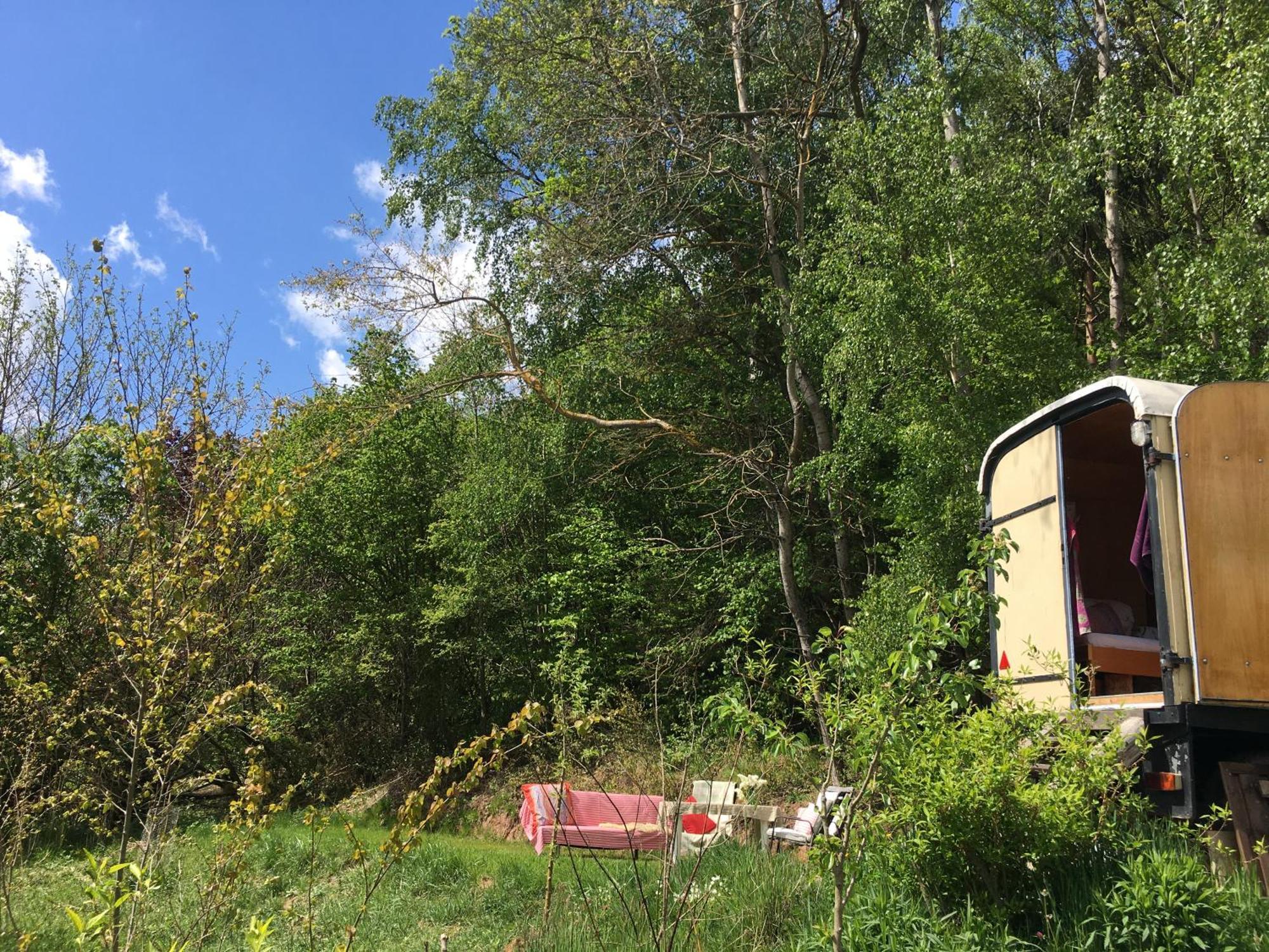 Kuscheliger Zirkuswagen Im Wildgarten Witzenhausen Extérieur photo